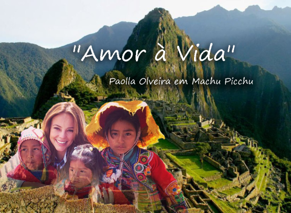 Paolla Olveira visited Machu Picchu Peru