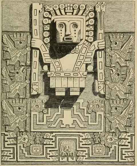 Wiracocha, the main god of the Incas