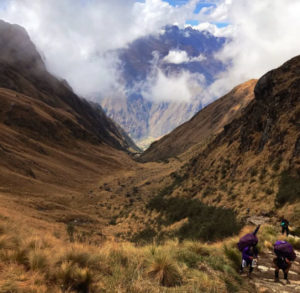 Warmiwanusca Dead Woman Pass in the Inca Trail