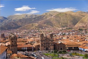 Cusco City Central and the main cathederal