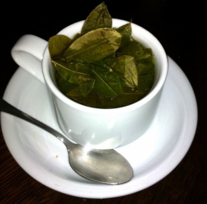 Try most famous mate de coca wich also helps with altitude sickness