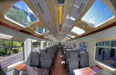 Ride on the Vistadome Train to Machu Picchu