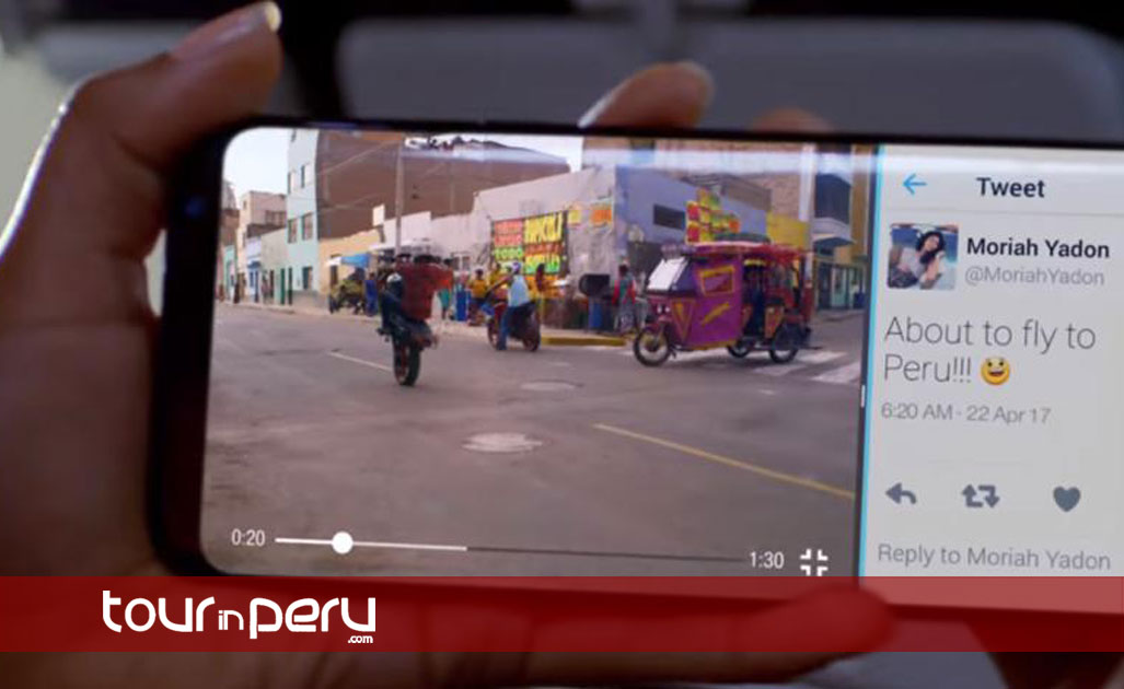 Samsung Galaxy S8 Travel Guide Headlines Peru