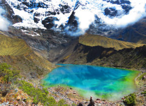 the laggoon of Humantay was a great addition to my Salkantay Trek