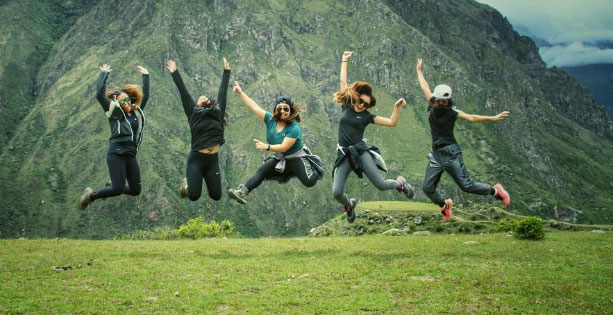 You and your friends in the Short Inca Trail in next vacations