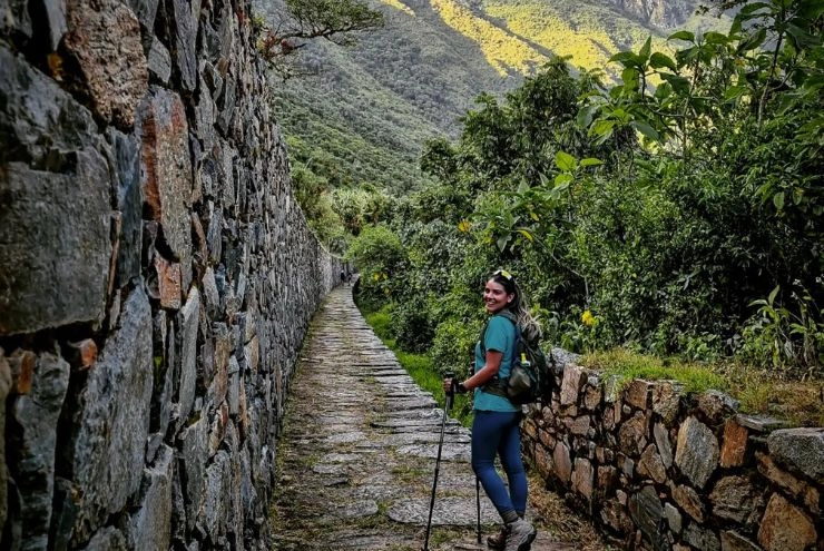 view from inside Choquequirao