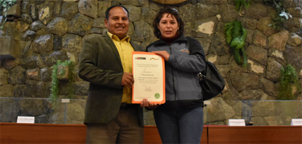 SERNANP Inca Trail Certification received by TOURinPERU managers
