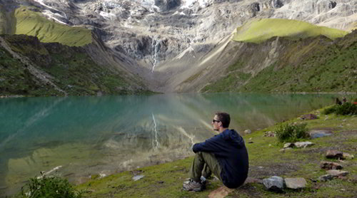 The Humantay lake, a natural beauty on the Salkantay trek