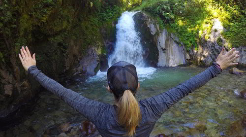Enjoy an outdoor attraction in the Mandor Waterfall
