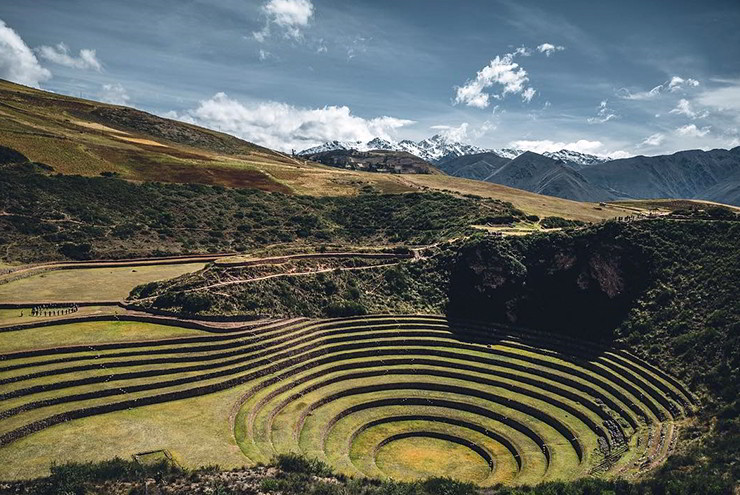 Moray research site of Incas