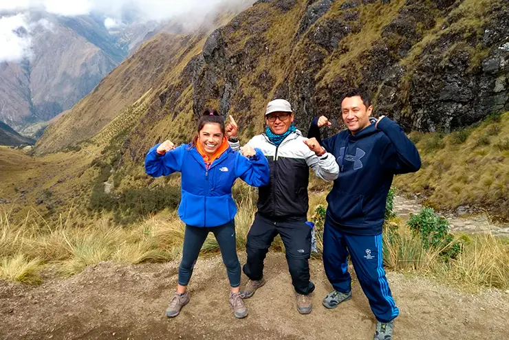 Highest place on the Inca trail route