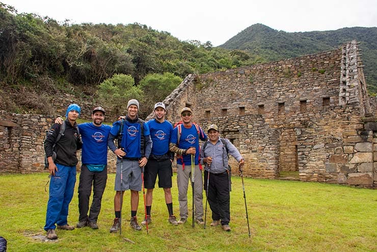 Start of the classic Inca trail km 82